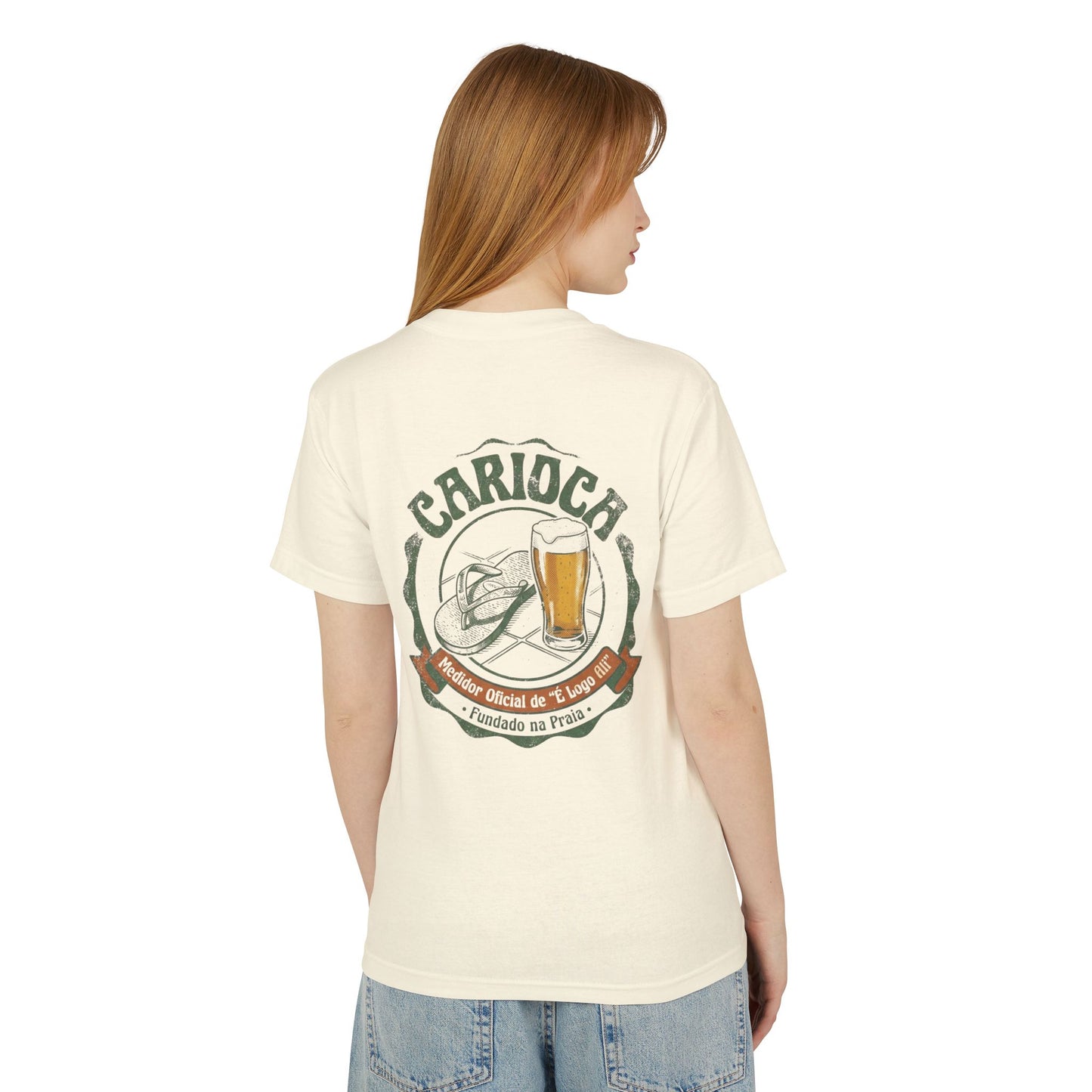 Carioca Unisex T-Shirt — Fundado na Praia