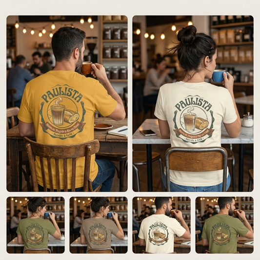 Paulista Vintage Café Unisex T-Shirt