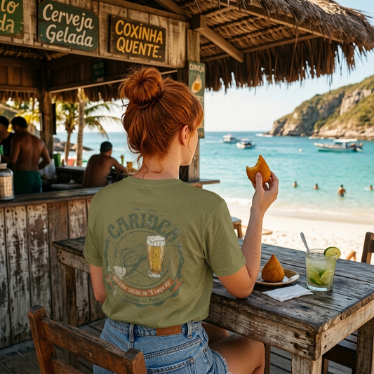 Carioca Unisex T-Shirt — Fundado na Praia