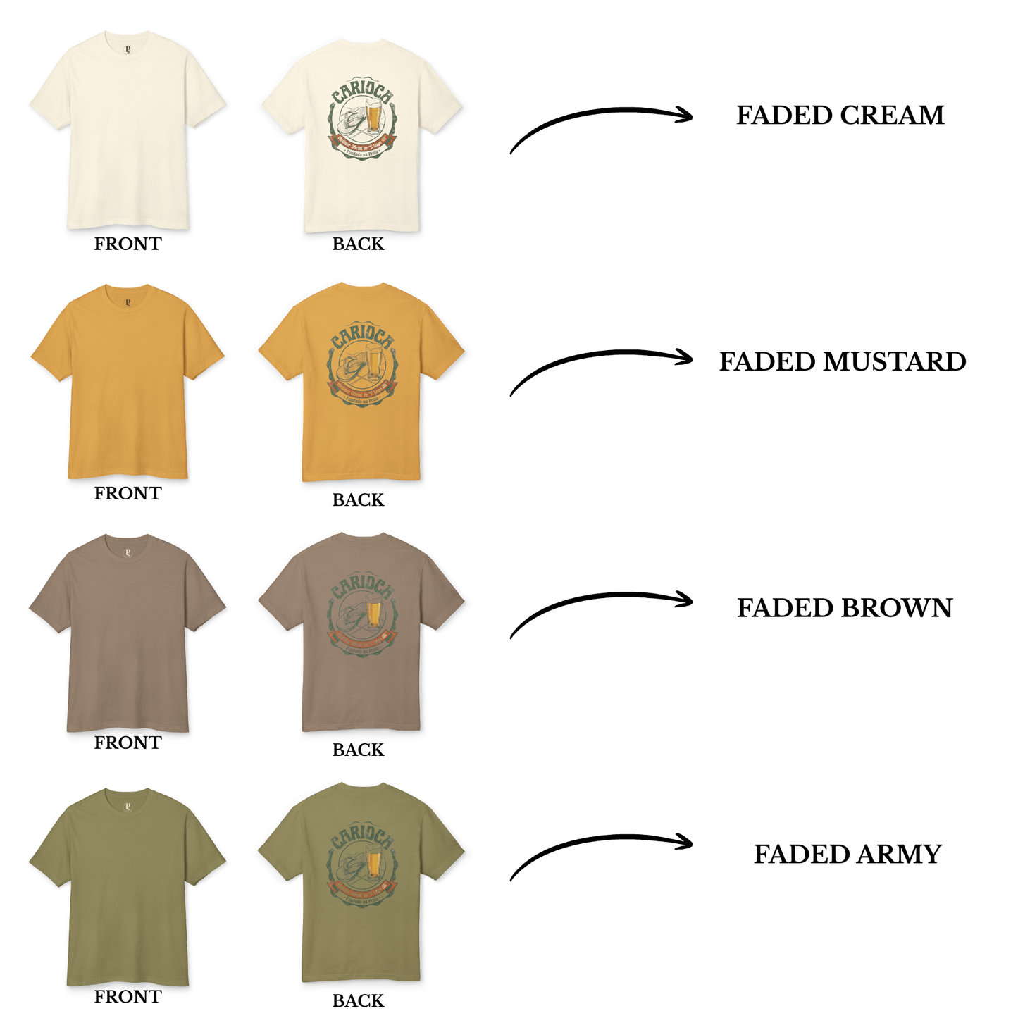 Carioca Unisex T-Shirt — Fundado na Praia