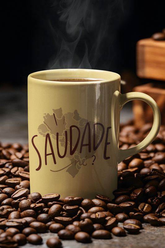 Saudade Mug | Brazilian Gift | Brazil Coffee Mug | Gift for Brazilian | Saudade né